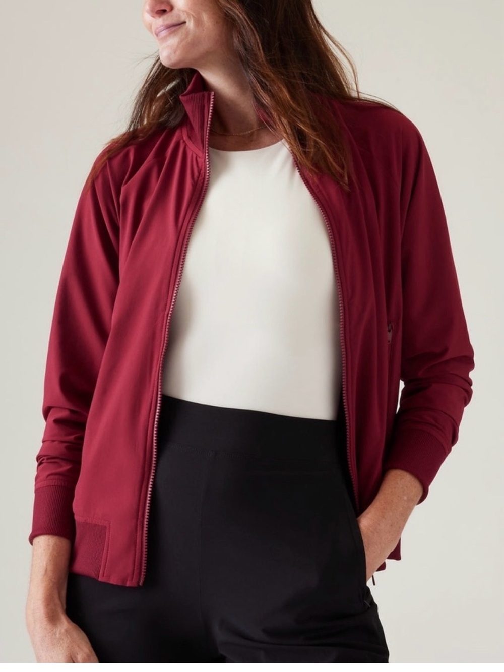 Athleta Brooklyn Bomber Jacket - Size M